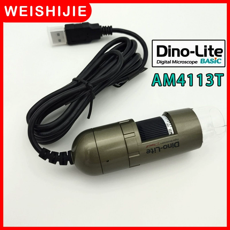 Тайваньский портативный микроскоп Dino-lite AM4113T, цифровой микроскоп 20-200x