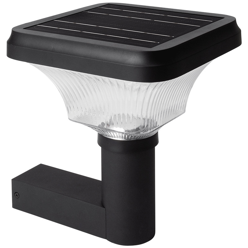 现货批发 新中式花园墙壁简约草坪灯 太阳能户外压铸装饰庭院壁灯