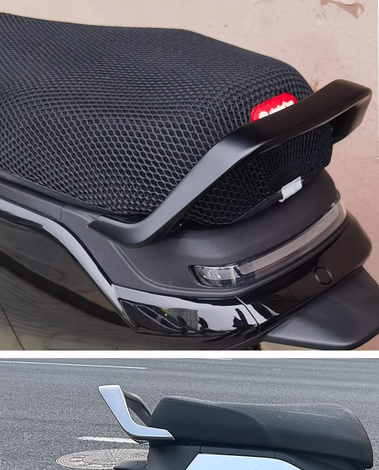 Suitable for No.9 Electric Scooter Mmax110/Mmax110P/Mmax90 Armrest, Rear Seat Armrest, Backrest, Aluminum Alloy