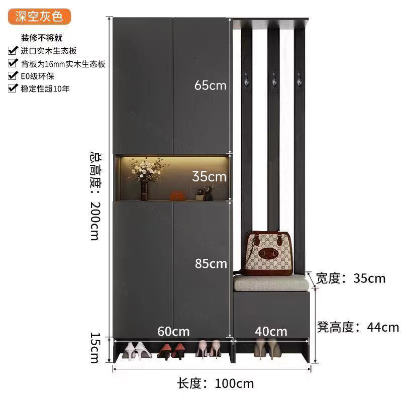 实木玄关柜入门鞋柜一体屏风隔断客厅遮挡隔断柜客厅双面屏风架|undefined