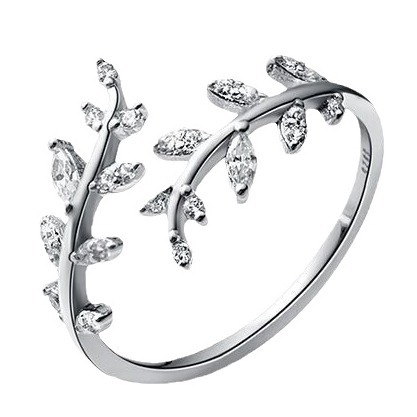 Fresh fashionable elegant adjustable ring