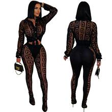 K 71150 Printed Sheer Shirt Set ӡ��������װ �羳ŷ��