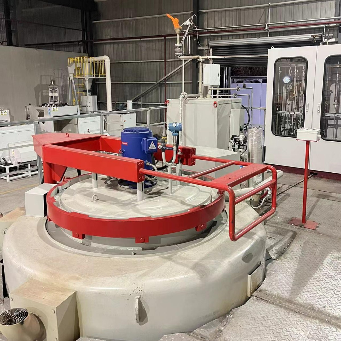 井式氮化炉 井式保护气氛回火炉  氮化化炉