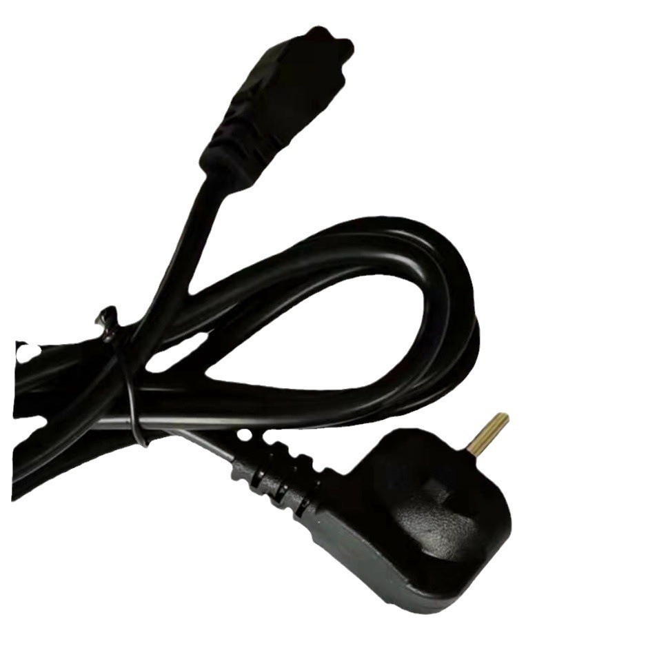 欧式插头1.2米3*0.5平方梅花尾电源线 法式德国插头 铜包铝插头线