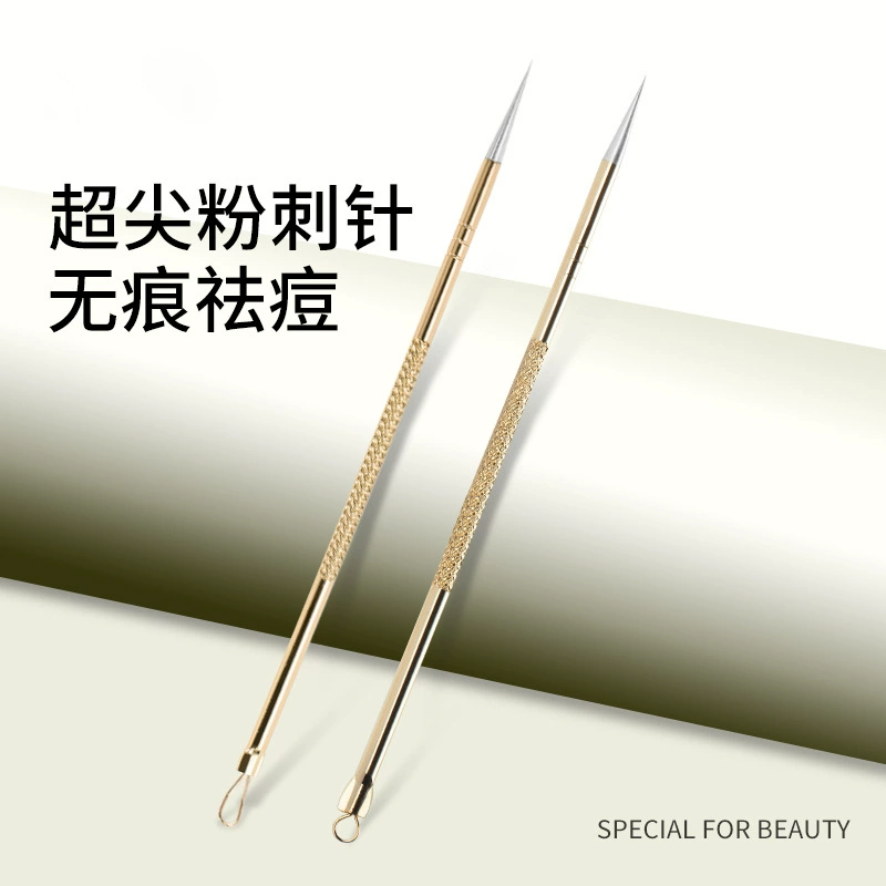 Позолоченная игла угорь подсказки иглы 0,01 мм для салона красоты