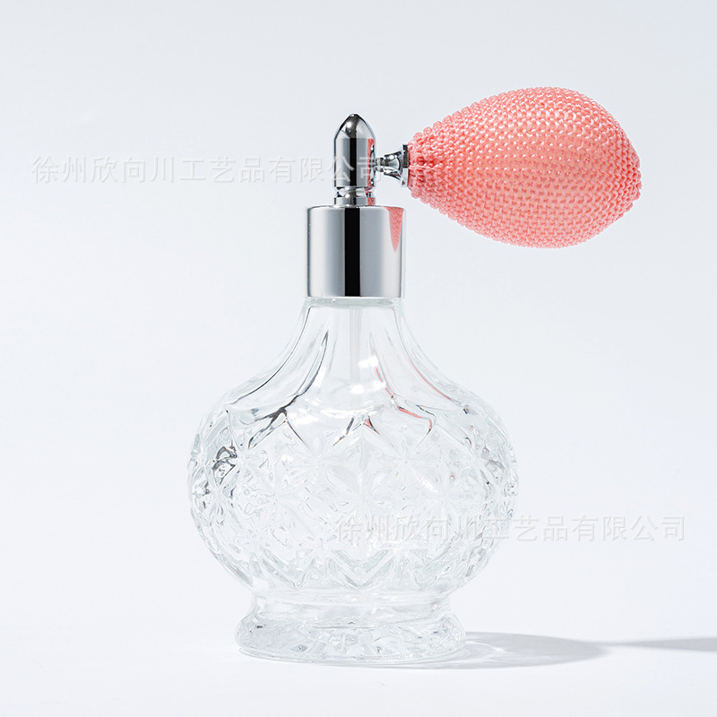 Bolsa de aire botella de spray de perfume 100mL prensa sub-botella piña aromaterapia botella de vidrio de alto grado volátil boquilla de peluquería