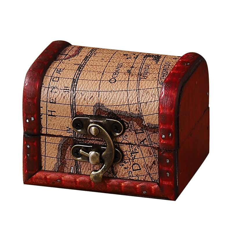 Retro wooden storage box