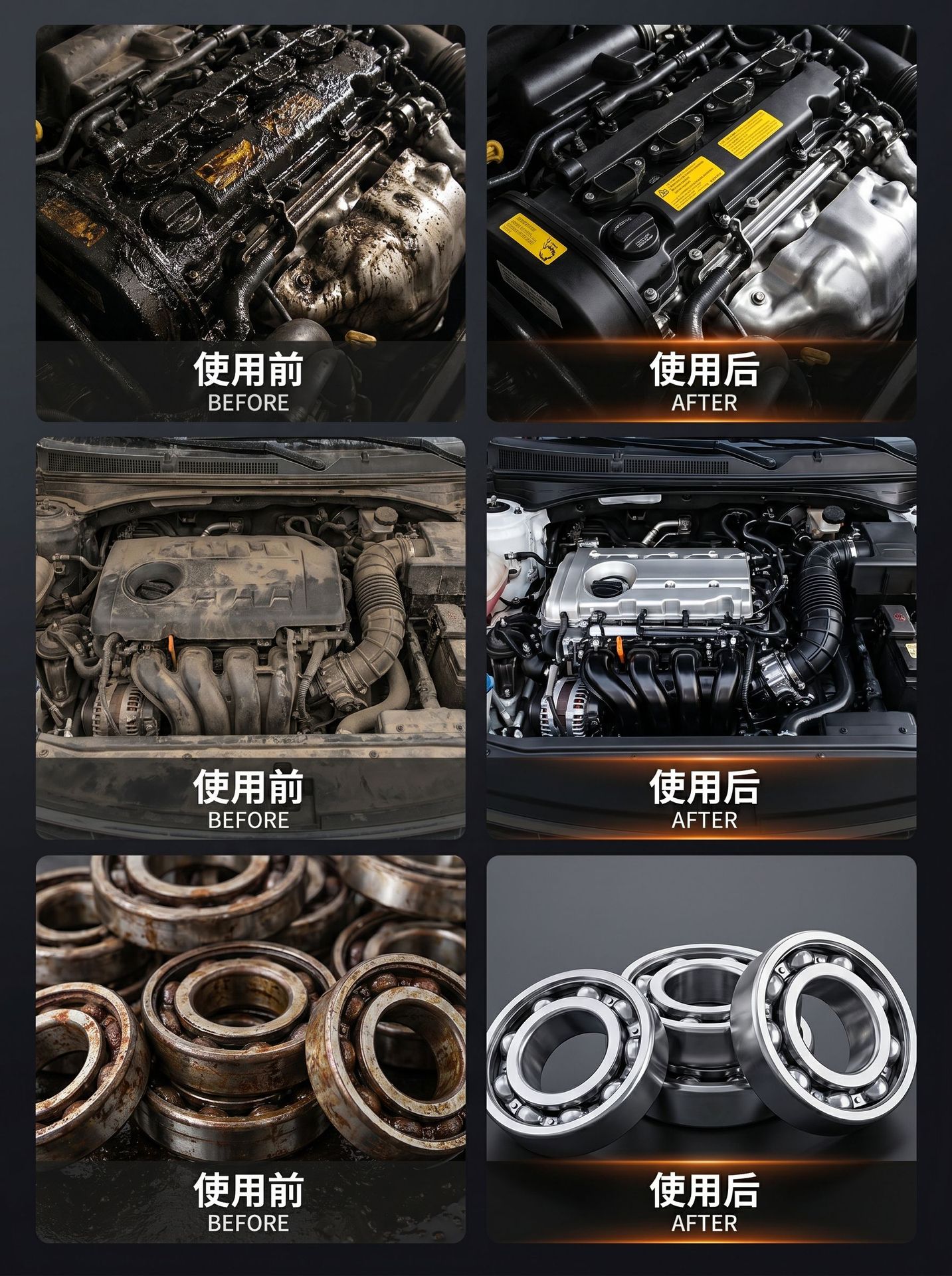 Engine Cleaner, Car Engine Maintenance, Internal Engine Cleaner, Maintenance Spray, Heavy Oil Stain Cleaning Agent