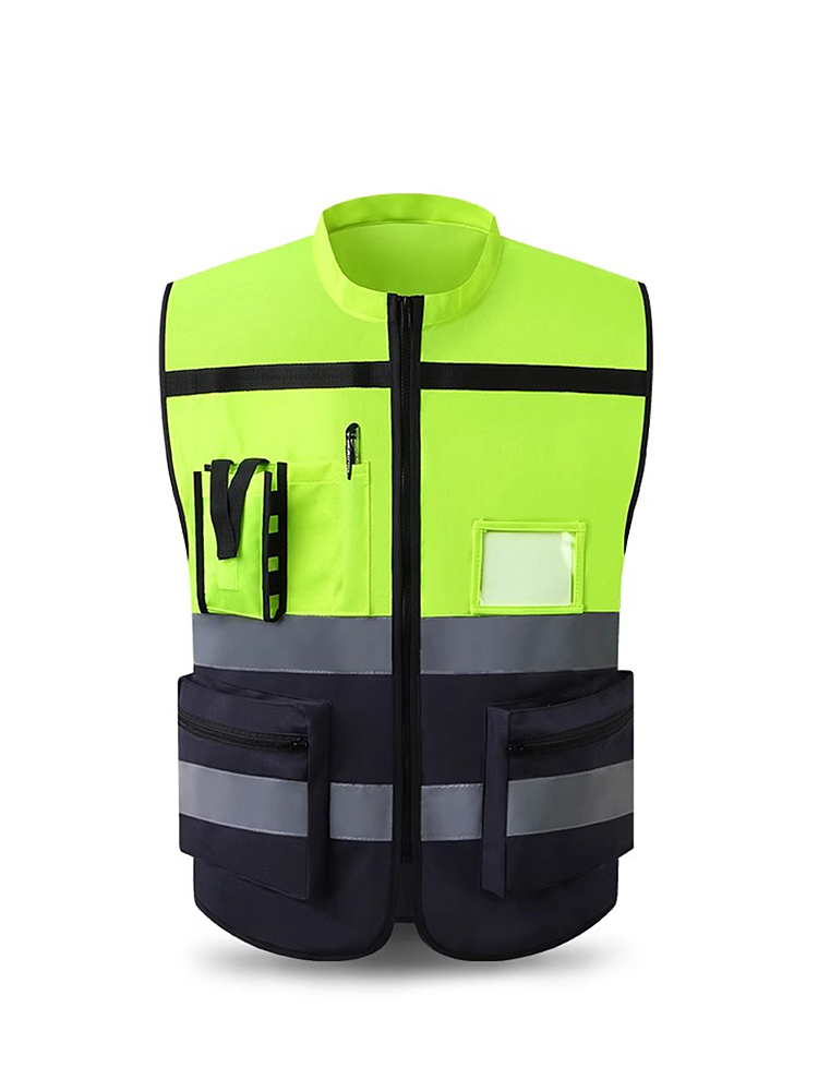 Líder chaleco reflectante motocicleta ropa de seguridad de montaje chaleco de construcción chaleco reflectante chaqueta de transporte