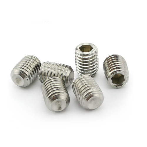 4#6#8#1#1/4 304 stainless steel inch machine meter screws headless hexagonal tightening American stopper screws
