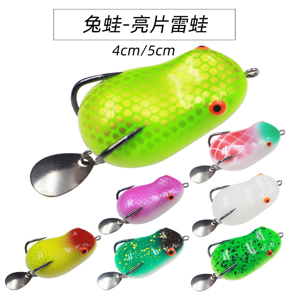 Floating Soft Frogs Fishing Lures Soft Baits Bass Trout Fresh Water Fishing Lure