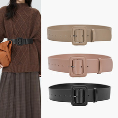 Coat Wide Waist Seal Female Outer Coat Genuine Leather Windbreaker Waist Belt Waist Shaping Suit Sweater Decoration Matching Waist Belt 