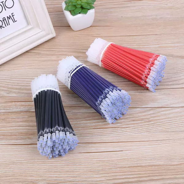 Neutral refill bold 0.5mm bullet water refill Black universal refill factory wholesale