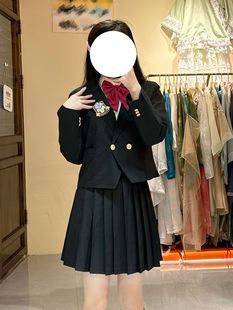 Jk uniform suit jacket autumn and winter original college style school supply sense small suit skirt suit women