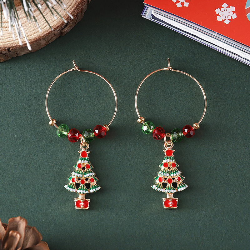 23g Weight Travel, Daily Occasion Christmas Festival Women's Gender Cute Style Cute Earring Sets 6