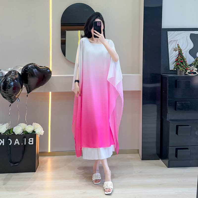 Ethnic Style Women's New Summer Zen Dance Clothing Loose Dress Layman's Clothing Tea Clothing Ancient Costume Elegant Long Skirt Large Size