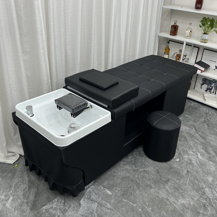 두꺼운 샴푸베드/[스툴포함]