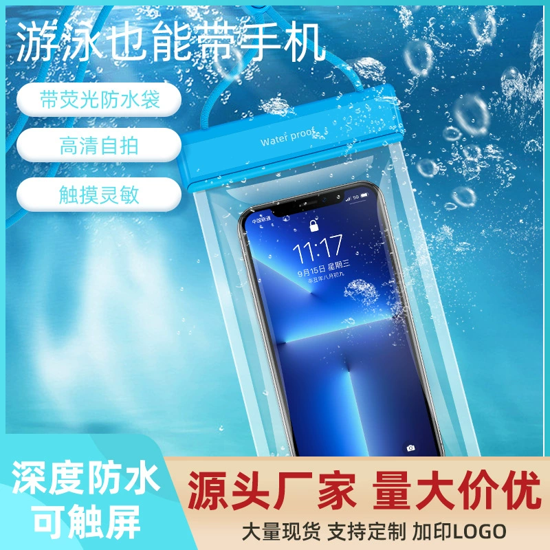 Mobile phone, waterproof bag for swimming, big transparent waterproof handheld protective case