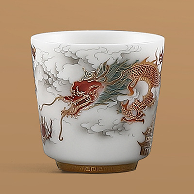 Ovejas grasa Jade liso asado Longteng World Master Cup Longfeng par Copa