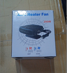 (Copper Heater) Car Heated Fan Windshield Deicer Car Electric Heater