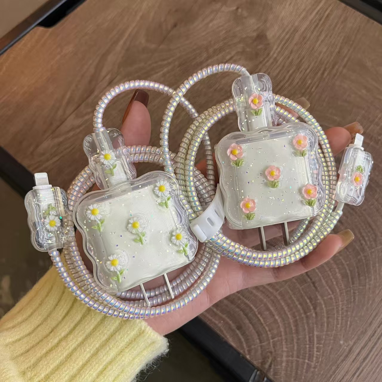 Para Apple 14 línea de datos cubierta protectora iPhone13 cargador cabezal 12promax bobinado estuche para iPad