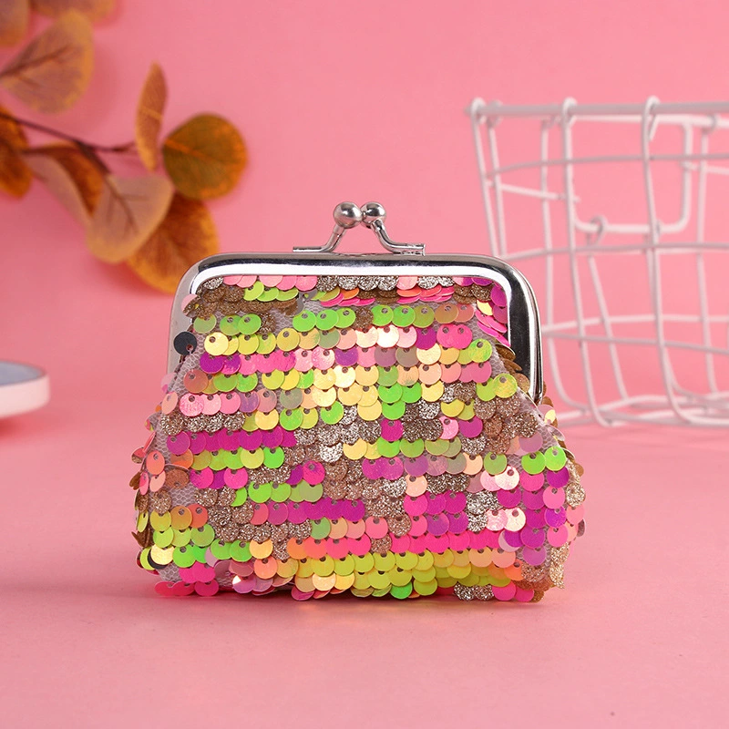 Двусторонние ногтевые sequins, кошелек, разноцветные монеты, новая коллекция, 3 дюйма