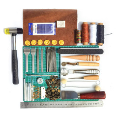 皮革工具手作り皮革製工具皮革diy工具セット手作り皮革皮包工具