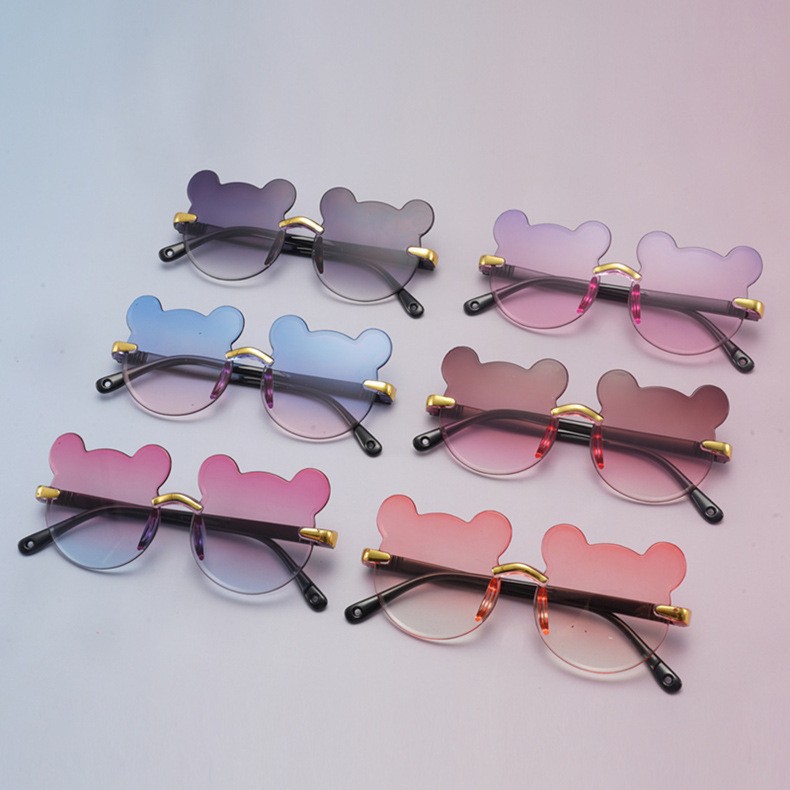 2025 nuevos lindos gafas de sol para niños PC en gafas de sol de comercio electrónico para correr gafas de protección solar UV para niños