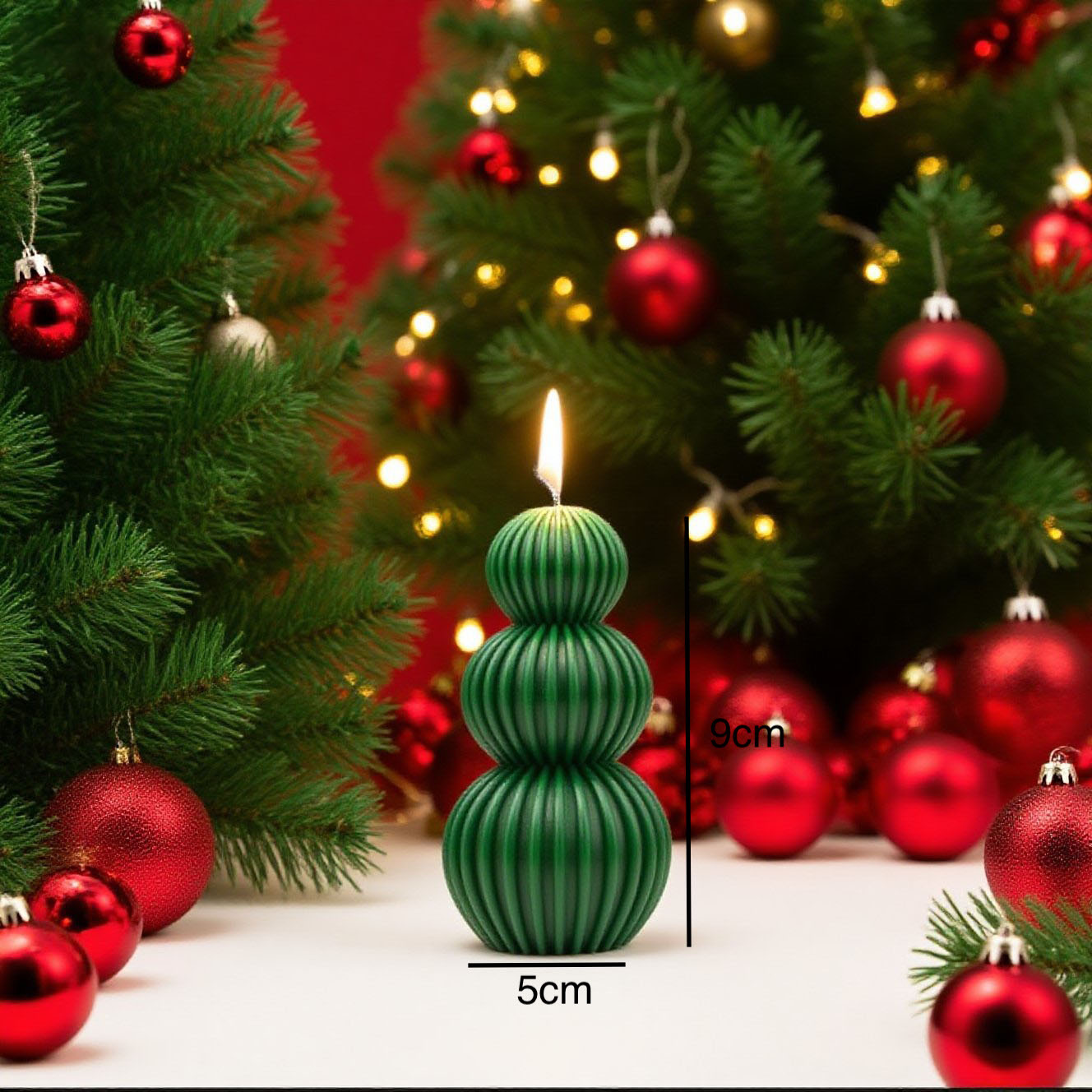 Art nórdico minimalista de ondas de viento esférico de cera de incienso ornamentos creativos de geometría decoración de vela blanca