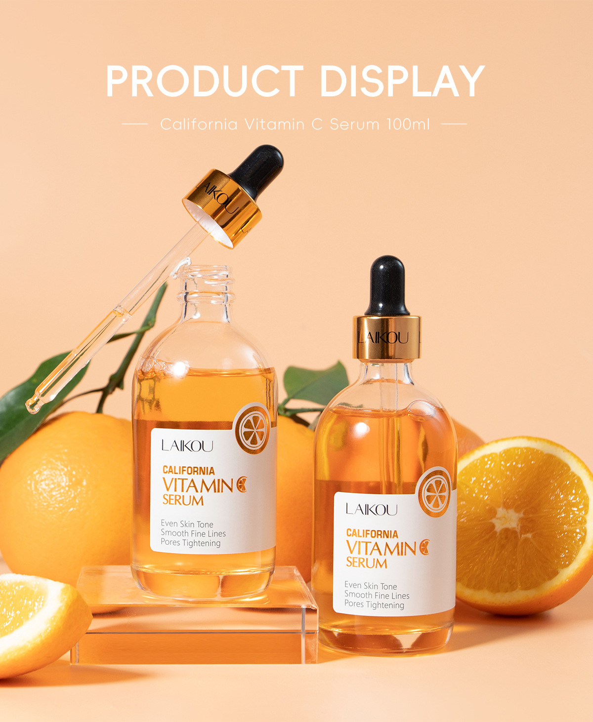 LAIKOU Vitamin C Essence 100ml Hydrating, Moisturizing and beautifying skin care products manufacturer wholesale cross-border supply undefined