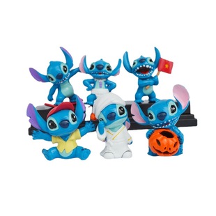 A Variety of Optional Stitch Figures, Halloween Pumpkin Hugs, Car Cake Decorations, Blind Box Gashapon Toys