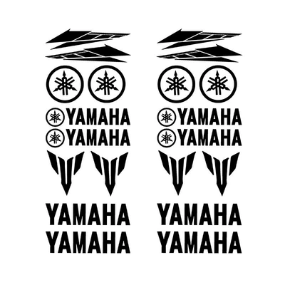 Other Automotive Exterior Supplies — Wholesale Hollow-Out Car Stickers Yamaha - yamaha-bench-set-style-three-black-2-pieces