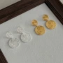 几何螺旋艺术独特耳钉
