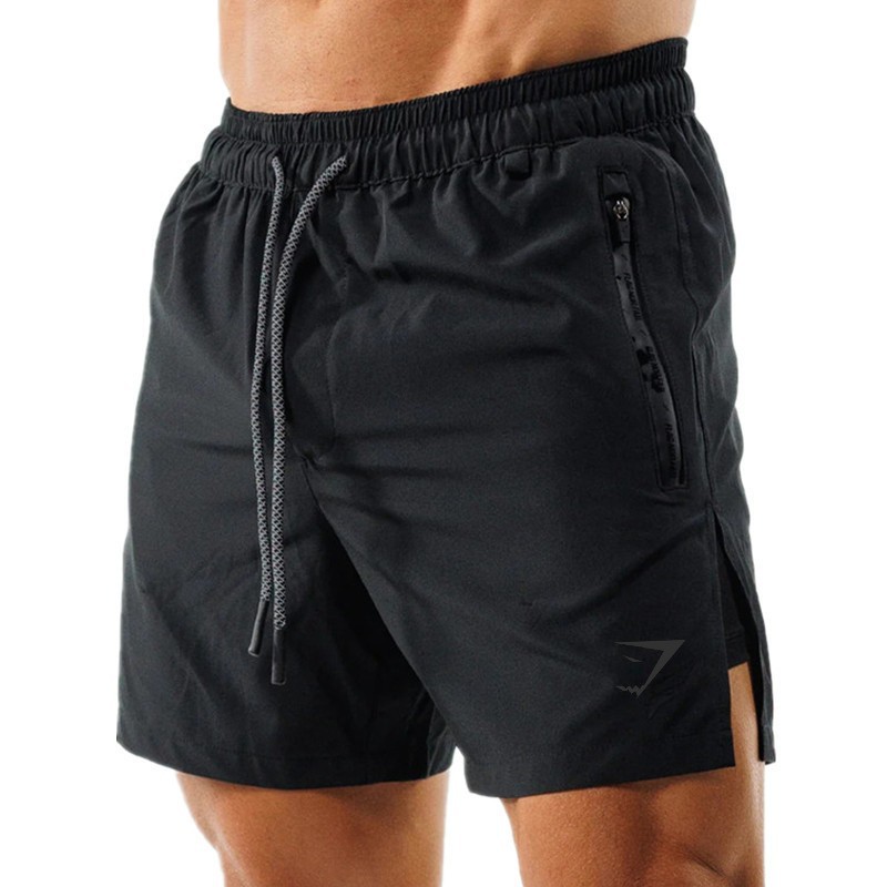 Pantalones cortos de hombre 2 - en - 1 pantalones cortos de doble capa entrenamiento muscular fitness casual pantalones cortos de impresión sueltos