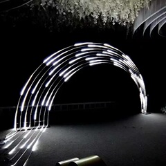 結婚祝い流星雨流水灯はledライトを持っています。