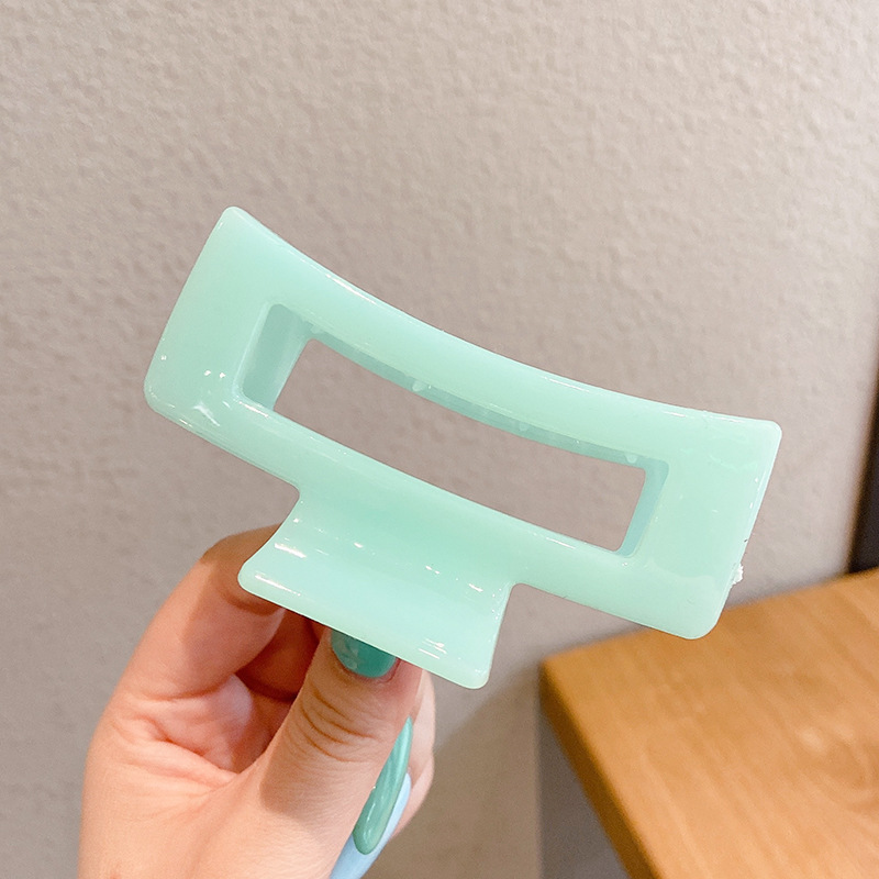 Clip de pelo de gran tamaño esmerilado simple Cabeza trasera updo horquilla de alto grado tiburón clip horquilla tocado al por mayor