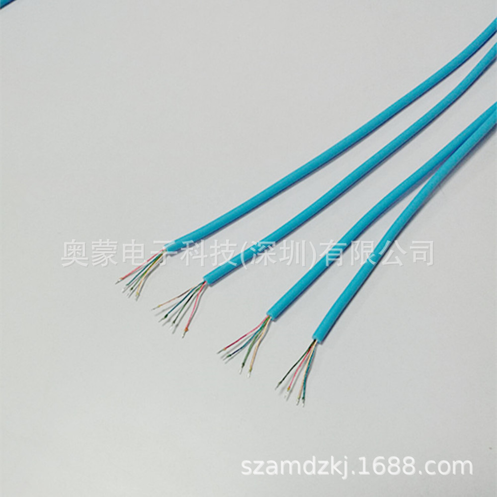 TPE耳机线 漆包线扁线耳机线 彩色编织时尚耳机线材直销厂家