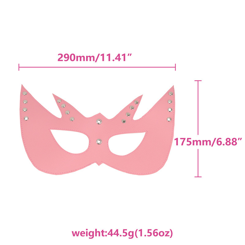 SM Erotic Hood Mask, Breathable Nylon Eye-Opening Design, Elastic Slip-On Adult Headgear — detail image 44