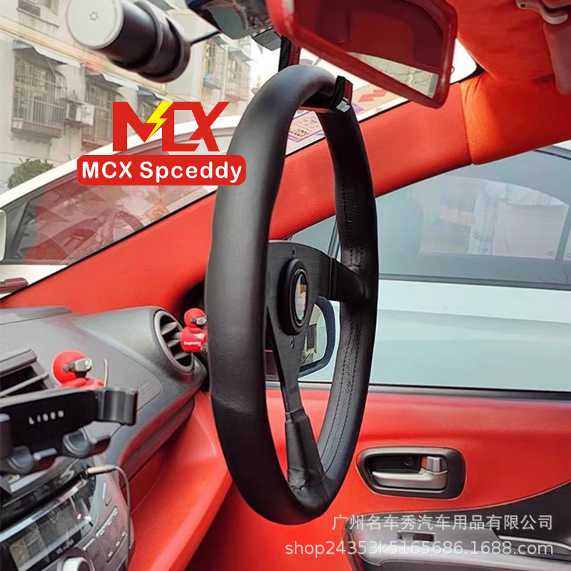 Modified Quick-Release Steering Wheel Hook Attached to the Windshield Steering Wheel Quick-Release Hook 3m Adhesive Car Universal