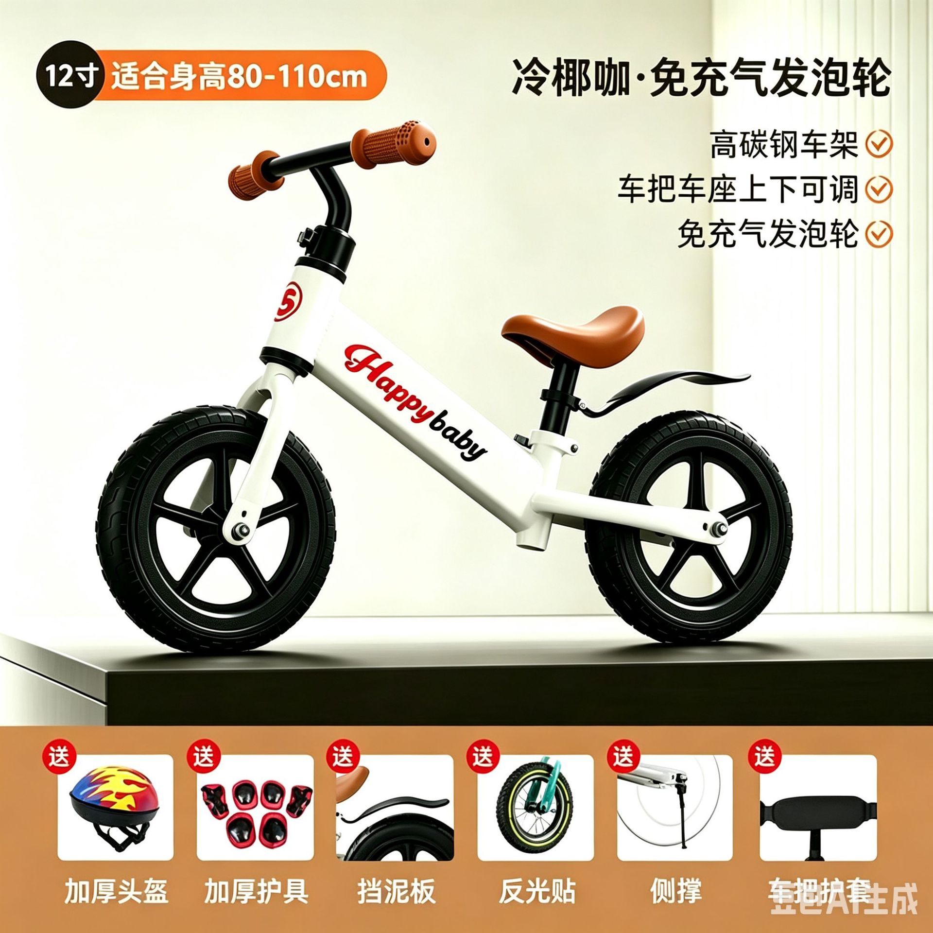 Bicicleta de equilibrio para niños dos en uno, scooter deslizante para aprender a caminar sin pedales, bicicleta para niños de un año, vehículo de dos ruedas