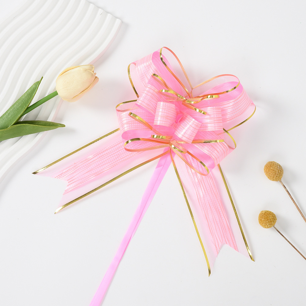 Cross-border 50 gran corteza de árbol de Phnom Penh nieve arco de flores de mano regalo de Navidad canasta de flores de embalaje de flores