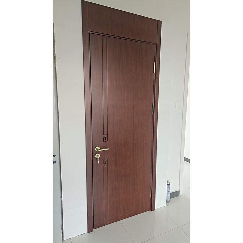 Interior Door, Soundproof Door, New Chinese Style Solid Wood, Special Light Luxury Lacquered Wooden Door, French Style Door, All Solid Wood