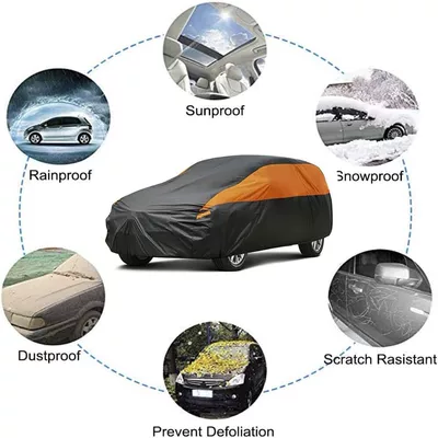 Cross-border hot-selling car clothing car cover four seasons universal sunshade rain-proof sun-proof heat-insulating car clothing cover full car processing