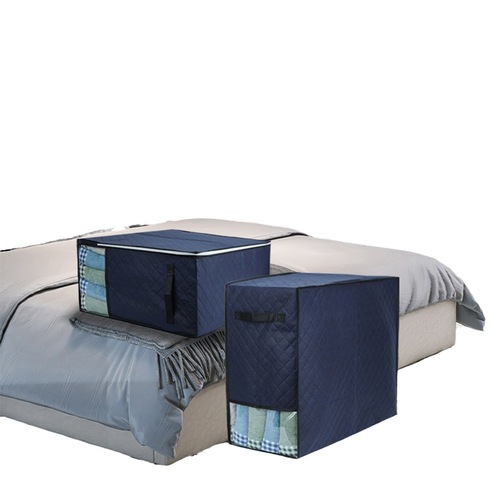 Wholesale Non-Woven Embossed Thickened Window-Patterned Cotton Quilt Bags – Wardrobe Storage Bags for Clothes, Quilts, and Linens