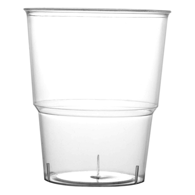 Wholesale disposable aviation cup thickened transparent hard plastic cup hospitality wine cup space Cup Tea Cup commercial