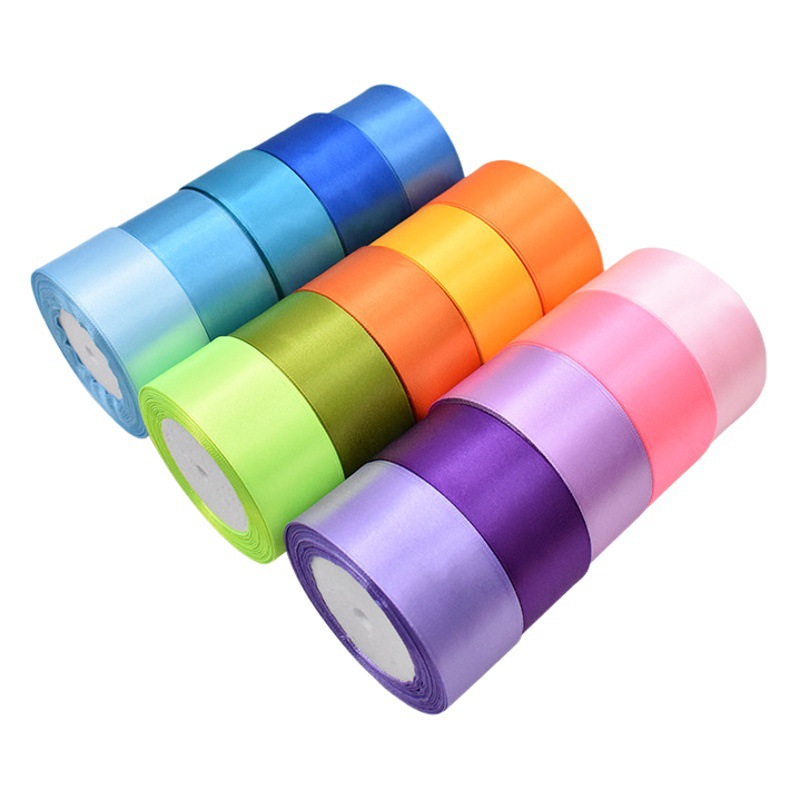 Cinta de satén 4 cm para regalos, bodas, flores y decoración DIY.