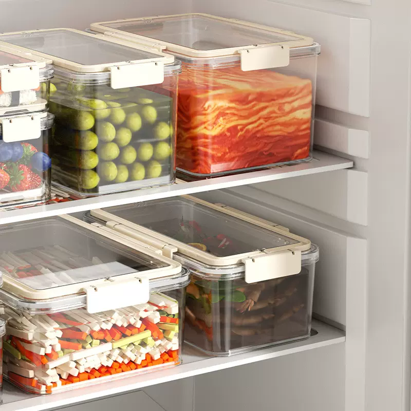 泡菜收纳盒大号带盖食品级密封盒子冰箱收纳咸菜腌菜罐腌制保鲜盒