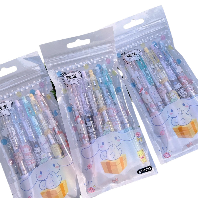 プレスペン高価値 ST プレスペンガールハートバッグゲルペン小学生ゼブラクリップ卸売黒ペン|undefined