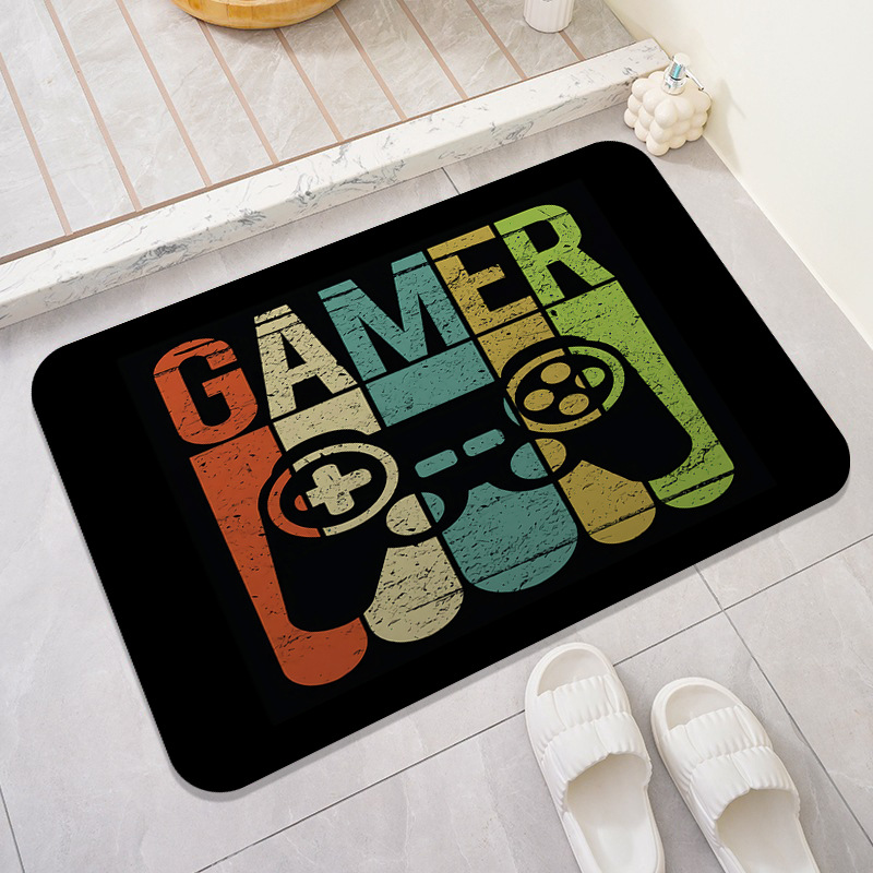 Juego de dibujos animados transfronterizo alfombra de videojuegos alfombra de dormitorio sala de juegos creativa e-sports alfombra de piso