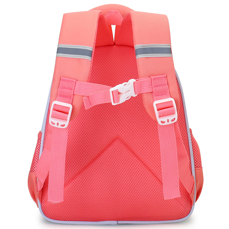Cute oso mochila infantil caricatura preescolar niñas mochila transpirable para niños de clase media y grande